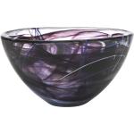 Contrast Black Bowl D 160Mm Home Tableware Bowls Breakfast Bowls Purple Kosta Boda