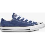 Blåa Canvas sneakers från Converse All Star OX på rea i storlek 30 med Snörning i Canvas för Flickor 