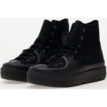 Svarta Skinnsneakers från Converse Chuck Taylor Leather på rea Stötupptagande i storlek 42 med Snörning i Läder för Herrar 