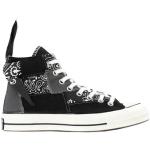 Svarta Canvas sneakers från Converse i storlek 36 med rundad tå i Mocka för Damer 