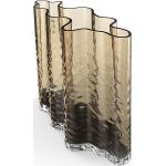 Konjakbruna Glasvaser från Cooee Design i Glas - 19 cm 