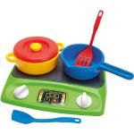 Cook & Serve Set In Net 6 Pcs Toys Toy Kitchen & Accessories Toy Kitchen Accessories Multi/patterned Dantoy