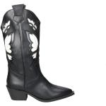 Svarta Cowboy-boots i Syntet för Damer 