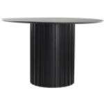 Svarta Runda matbord med diameter 120cm i Mangoträ 