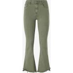 Gröna High waisted jeans i Storlek XL för Damer 
