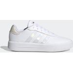 Vita Platå sneakers från adidas Court i storlek 38,5 i Syntet för Damer 