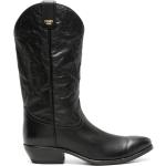 Svarta Cowboy-boots från Fendi i storlek 36 med spetsig tå i Kalvskinn för Herrar 
