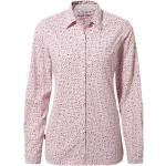 Sommar Rosa Långärmade Långärmade skjortor från Craghoppers NosiLife på rea i Storlek XL i Polyamid för Damer 