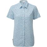 Blåa Kortärmade Kortärmade skjortor från Craghoppers NosiLife på rea i Storlek S i Polyamid för Damer 