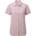 Rosa Kortärmade Kortärmade skjortor från Craghoppers NosiLife på rea i Storlek 3 XL i Polyamid för Damer 