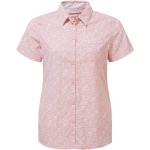 Rosa Kortärmade Kortärmade skjortor från Craghoppers NosiLife på rea i Storlek XS i Polyamid för Damer 