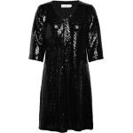 Svarta Korta klänningar med paljetter från Cream i Storlek XS för Damer 