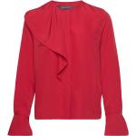 Röda Långärmade Långärmade blusar från FRENCH CONNECTION i Storlek XS för Damer 