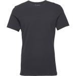 Crew-Neck T-Shirt Tops T-shirts Short-sleeved Black Bread & Boxers