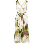 Knälånga Blommiga Gröna Blommiga klänningar från Esprit Collection i Storlek L i Satin för Damer 