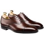 Mörkbruna Oxford-skor i storlek 45,5 för Breda fötter i Kalvskinn för Herrar 