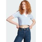 Blåa Tränings t-shirts från adidas på rea i Storlek M för Damer 