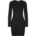 Svarta Cut out klänningar från Calvin Klein Jeans i Storlek L för Damer 