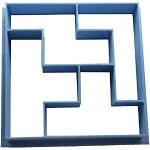cuticuter Tetris smörgåsskärare, blå, 8 x 7 x 1,5