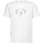 Vita Kortärmade Kortärmade T-shirts från Desigual i Storlek XS 