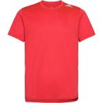 Röda Kortärmade Kortärmade T-shirts från adidas Performance i Storlek XS 
