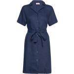 Blåa Korta klänningar från Jumperfabriken i Storlek XL för Damer 