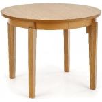 Runda matbord från Skånska Möbelhuset förlängningsbara med diameter 100cm i Ek 