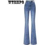 Casual Höst High waisted jeans i Storlek 3 XL i Denim för Damer 