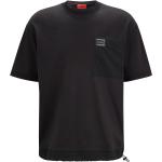 Svarta Kortärmade Kortärmade T-shirts från HUGO BOSS HUGO i Storlek S 