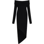 Svarta Stickade klänningar Asymmetriska från David Koma på rea med Off the shoulder-ringning för Damer 