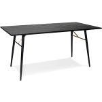 Svarta Matbord från SoffaDirekt för 6 personer i Trä 