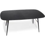 Svarta Matbord från SoffaDirekt förlängningsbara i Trä 