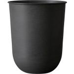 Svarta Blomkrukor med skinande finish från DBKD med diameter 30cm i Plast - 30 cm 