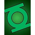 DC Comics "Green Lantern Symbol" kanvastryck 60 x