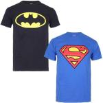 DC Comics Hero Logotyp bomull T-shirt för män (Paket om 2)