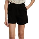 Rockiga Svarta High-waist shorts från Deadwood på rea i Läder för Damer 