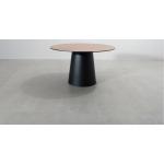 Decotique Social matbord svart ⌀ 130 cm