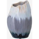 Skandinaviska Blåa Keramikvaser med skinande finish från Bloomingville 