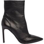 Svarta Ankle-boots från DEL CARLO på rea med Stilettklack i Läder för Damer 