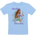 Blåa Lilla Sjöjungfrun T-shirts för barn i Bomull 