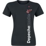 Depeche Mode T-shirt - Violator Side Rose - S XXL - för Dam - svart