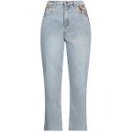 Regular Blåa High waisted jeans Urblekta från Desigual i Storlek 3 XL i Denim för Damer 