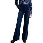 Blåa Flare jeans från Desigual på rea i Storlek XS för Damer 