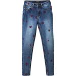 Blåa Skinny jeans från Desigual på rea i Denim för Damer 