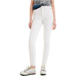 Vita Skinny jeans från Desigual på rea för Damer 