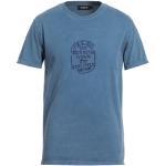 Pastellblåa Kortärmade Kortärmade T-shirts från Desigual i Storlek S i Jerseytyg för Herrar 