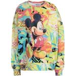 Gula Långärmade Disney Sweatshirts från Desigual på rea i Storlek S i Fleece för Damer 