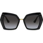 Svarta Stora solglasögon från Dolce & Gabbana i Storlek 5 XL för Damer 