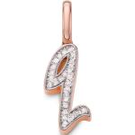 Rosa Diamanthalsband med polerad finish från Monica Vinader 18K Guld Handgjorda i Roséguld för Damer 