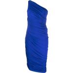 Koboltblåa Enaxlade klänningar Asymmetriska från NORMA KAMALI i Storlek L för Damer 